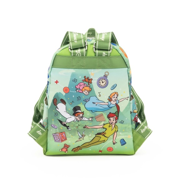 WondaPop Disney Peter Pan & The Lost Boys TinkerBell Nylon Adult Mini Backpack - Picture 2 of 8